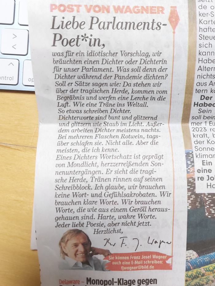 Bildzeitungslyrik