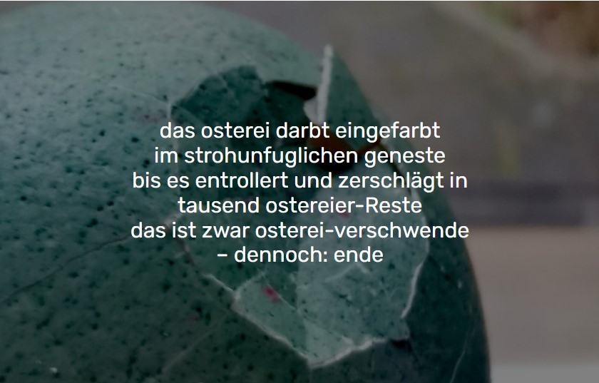 #Osterlyrik: Über ein&nbsp;Ei…
